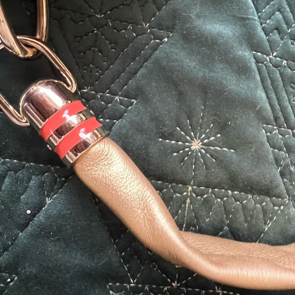 Stuart Weitzman Gold Hobo Bag - Picture 5 of 6